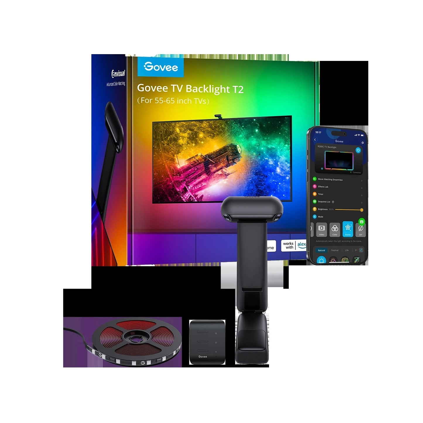 RefurbishedGoveeEnvisualTVBacklightT2