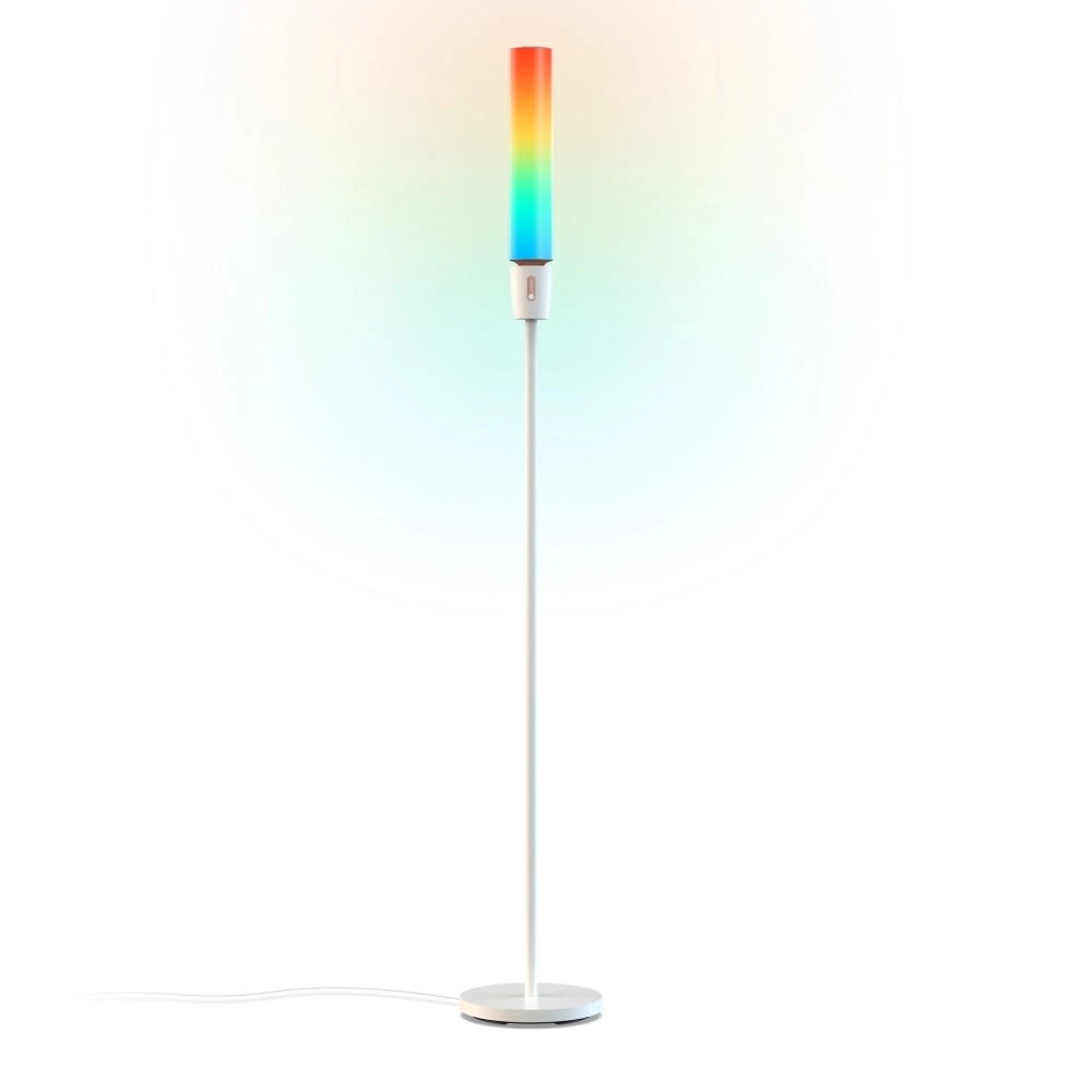 RefurbishedGoveeRGBICWWCylinderFloorLamp