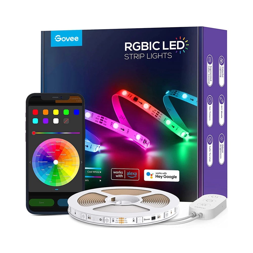 RefurbishedRGBICWi-Fi+BluetoothLEDStripLights