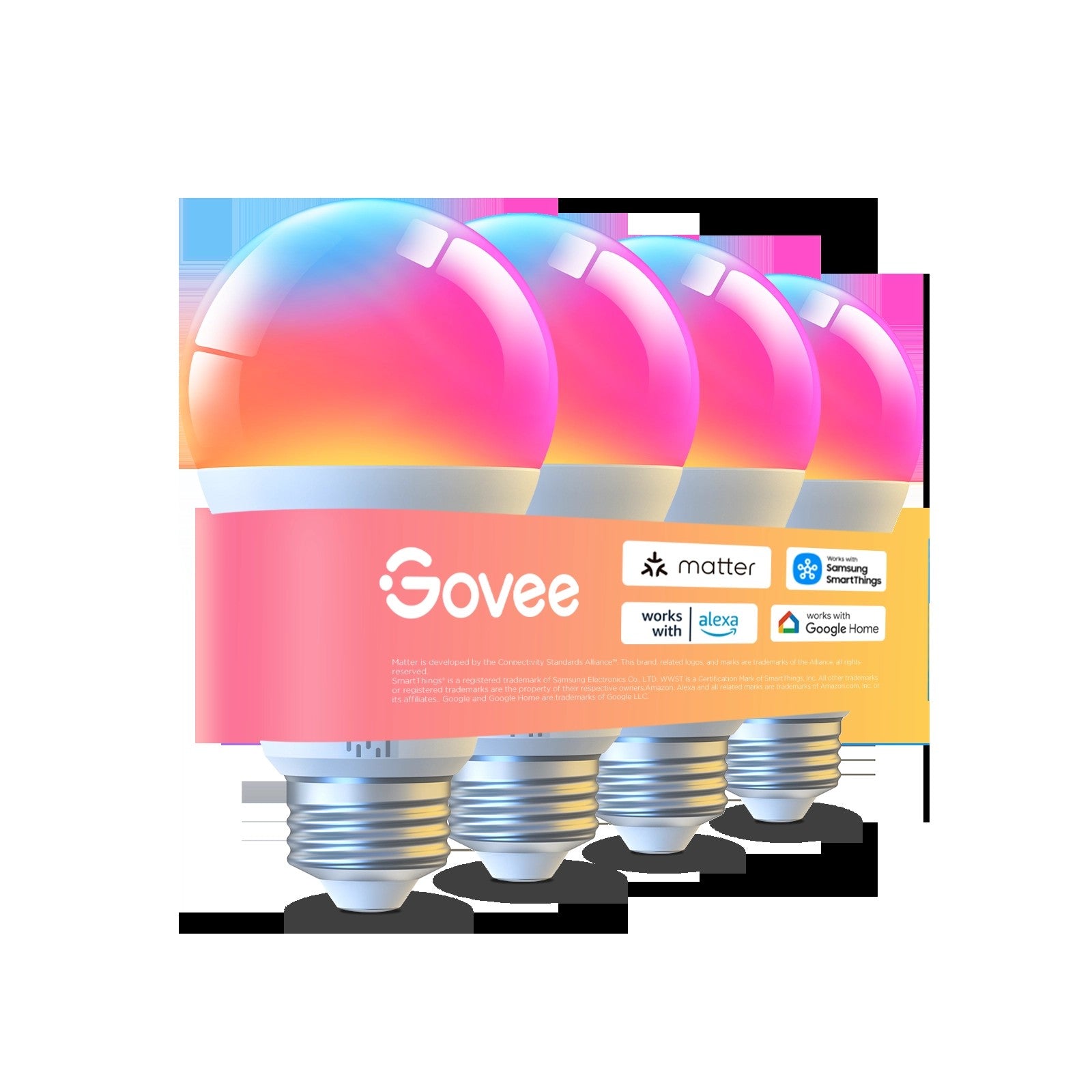 GoveeA19SmartLEDLightBulbsE261000lm