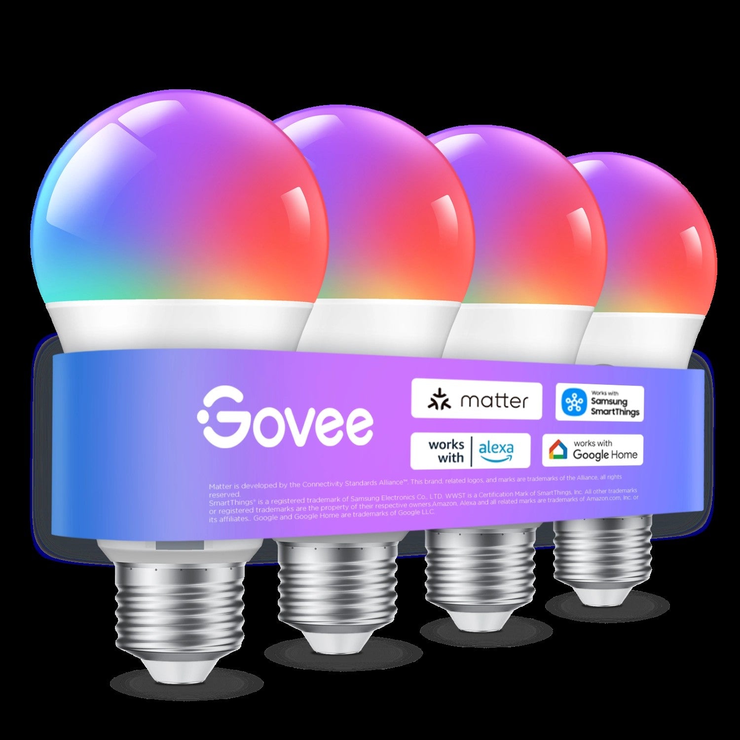 GoveeA19SmartLEDLightBulbsE26800lm