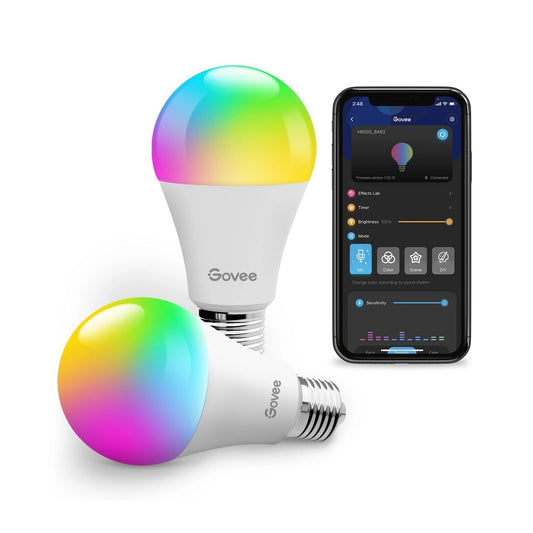 RefurbishedGoveeBluetoothRGBWWSmartLEDBulbs