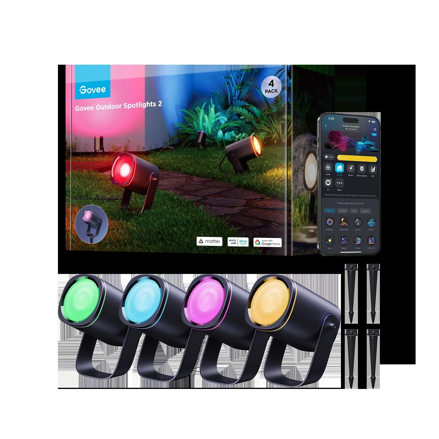 RefurbishedGoveeOutdoorSpotlights2