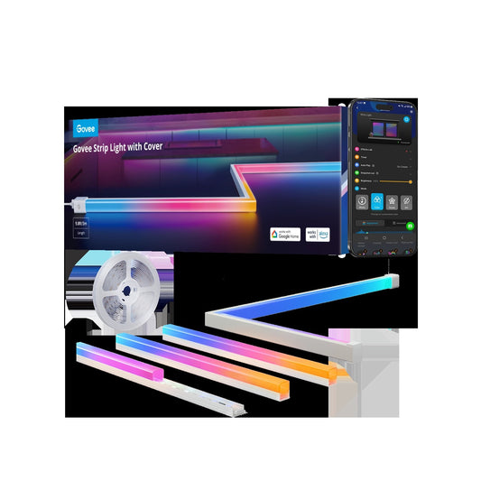 RefurbishedGoveeRGBICLEDStripLightswithCovers