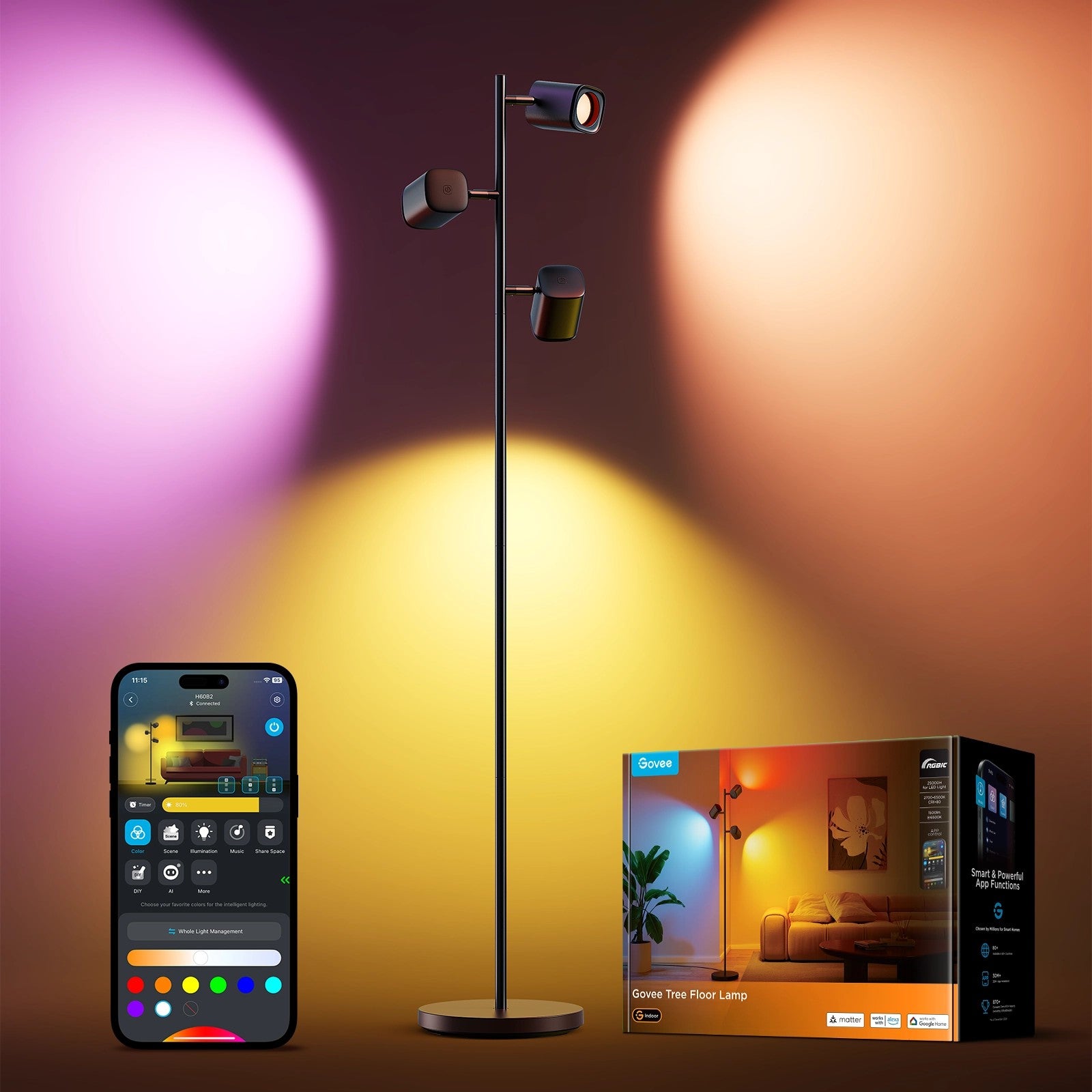 RefurbishedGoveeTreeFloorLamp